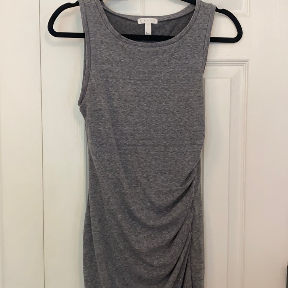 LEITH ruched tank dress